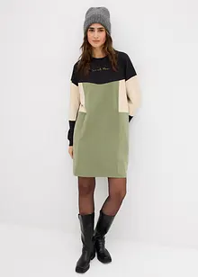 Abito in felpa di puro cotone, bonprix