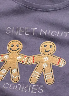 Pigiama con pantaloni in flanella, bonprix