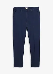 Pantaloni chino con fodera termica in flanella regular fit, tapered, bonprix