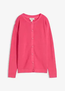 Cardigan girocollo in filato fine, bonprix