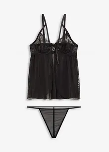 Baby-doll e perizoma (set 2 pezzi), bonprix