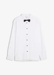 Camicia e papillon in puro cotone (set 2 pezzi), bonprix