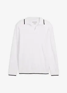 Maglione in filato fine con dettagli a contrasto, bonprix