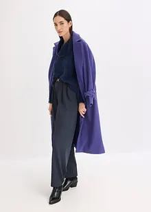 Maglione a collo alto in morbido filato effetto piume, bonprix