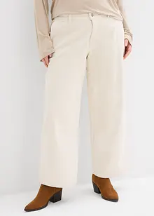 Pantaloni larghi in velluto a coste, bonprix