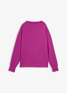 Felpa overzize effetto neoprene, bonprix