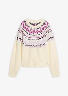 Cardigan norvegese oversize, bonprix