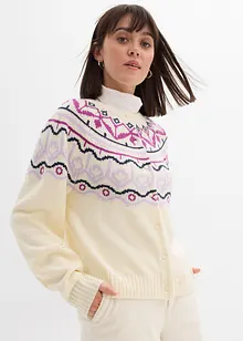 Cardigan norvegese oversize, bonprix