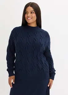 Maglione oversize in misto viscosa morbido, bonprix