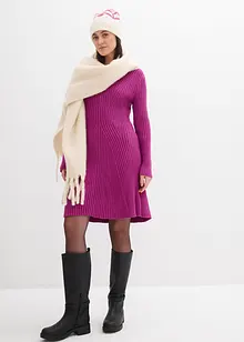 Abito midi in morbida maglia di misto viscosa, bonprix