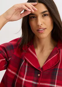 Pigiama in tessuto di flanella, bonprix