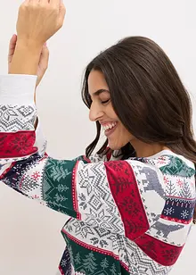 Pigiama in morbido cotone con sacchetto regalo, bonprix