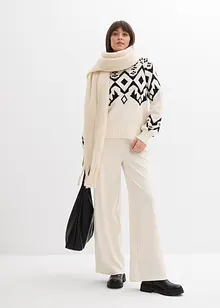 Maglione norvegese oversize, bonprix