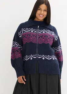 Cardigan norvegese oversize, bonprix