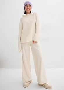 Maglione oversize a coste, bonprix