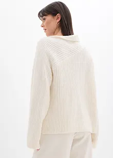 Maglione oversize a coste, bonprix