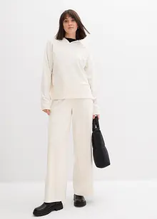 Pantaloni larghi in morbido punto di Roma, bonprix