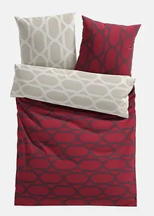 Biancheria da letto double-face in fantasia grafica, bonprix