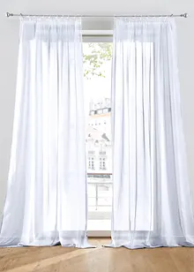 Tenda in batista fine con trama operata (pacco da 1), bonprix