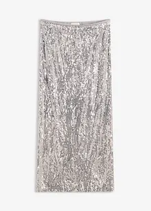 Gonna midi di paillettes, bonprix