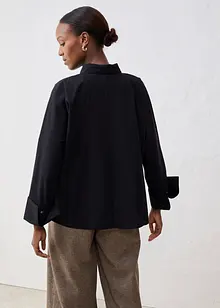 Blusa con seta, bonprix