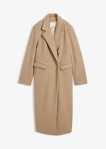 Cappotto doppiopetto in simil lana, bonprix