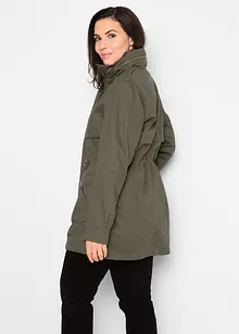 Parka di cotone foderato in jersey, bonprix