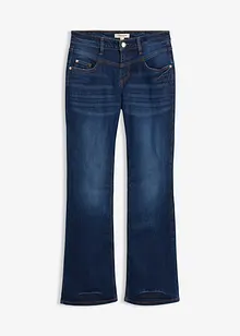 Jeans elasticizzati bootcut, vita media, bonprix
