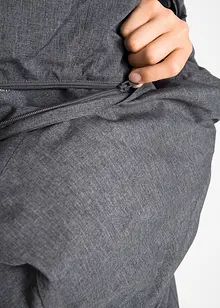 Giacca tecnica outdoor con pile teddy, impermeabile, bonprix