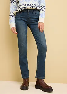 Jeans elasticizzati straight, vita media, bonprix