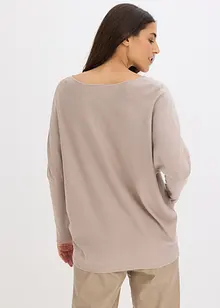 Maglione in filato fine con strass, bonprix