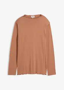 Maglia a maniche lunghe in misto cotone, bonprix