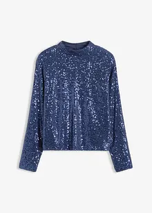 Blusa con paillettes, bonprix