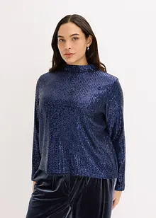 Blusa con paillettes, bonprix
