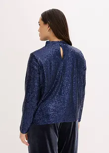Blusa con paillettes, bonprix
