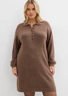 Abito in maglia corto con bottoni, bonprix