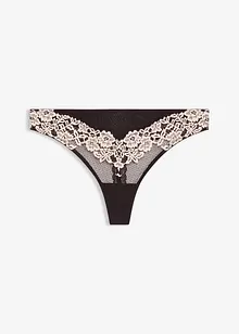 Perizoma in pizzo bicolore, bonprix