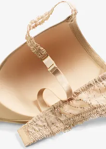 Reggiseno senza ferretto con coppe preformate e ricamo delicato, bonprix