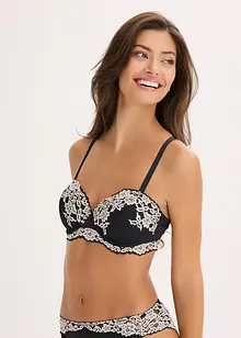 Reggiseno a balconcino in pizzo bicolore (pacco da 2), bonprix