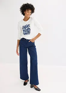 Maglia a maniche lunghe con stampa, bonprix