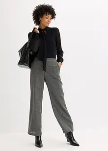 Maglia con fiocco e pizzo, bonprix