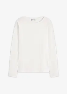 Maglia di cotone con maniche lunghe in popeline, bonprix