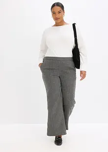 Maglia di cotone con maniche lunghe in popeline, bonprix