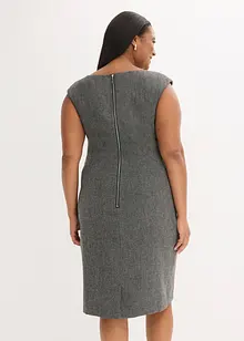 Abito a tubino con effetto tweed, bonprix