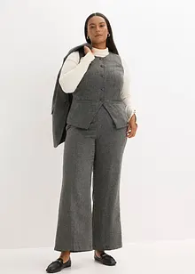 Gilet effetto tweed, bonprix