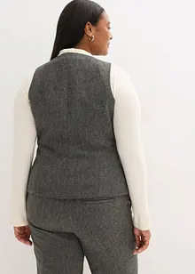 Gilet effetto tweed, bonprix