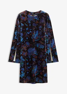 Miniabito in velluto fluente, bonprix