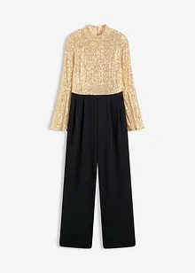 Tuta in jersey con paillettes, bonprix