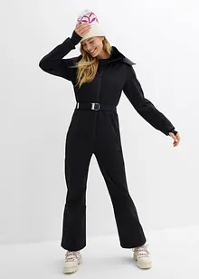 Tuta da sci in softshell idrorepellente, imbottita e calda, bonprix