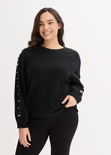 Maglione con perle di metallo, bonprix